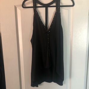 BCBG Silky Open Back Halter